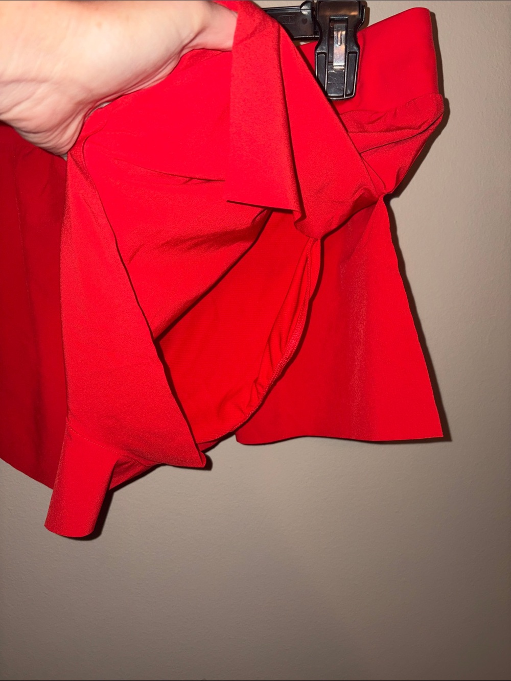 Athleta Red Athletic Running Shorts - Picture 3 of 4